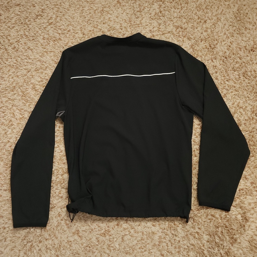 Under Armour Pullover Men Medium Black Mountain Dew Quarter Zip Windbreaker L/S - Picture 11 of 11